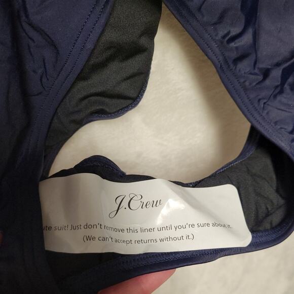 NWT J.Crew Racer Back Swimsuit Beachy Swim Poolside Vacation Cruise Plus‎ SZ 24 - Picture 4 of 10